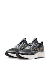 Nike Black/Gold Youth Cosmic Running Trainers - Image 5 of 11
