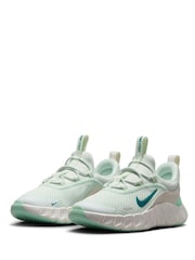 Nike Barely Green Junior Free Ride Trainers - Image 2 of 8
