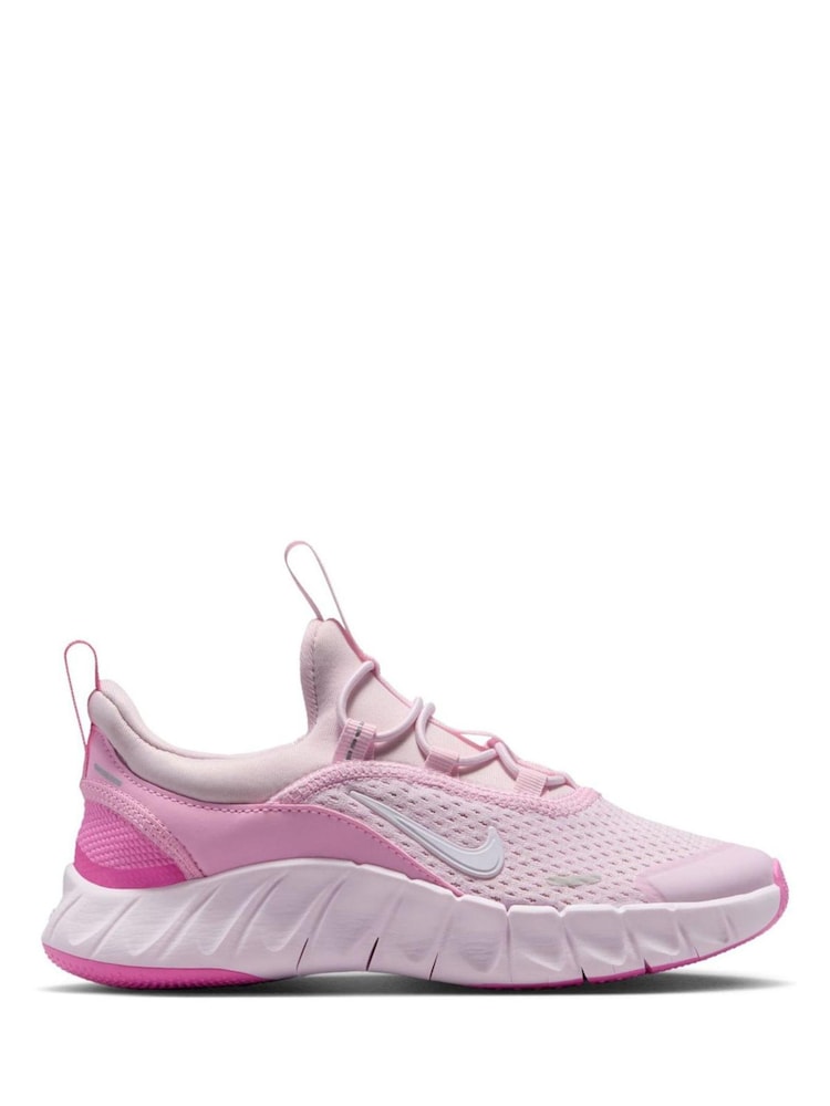 Nike Pink Foam Junior Free Ride Trainers - Image 1 of 8 Nike Pink Foam Junior Free Ride Trainers - Image 1 of 8