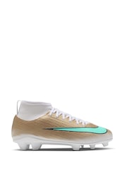 Nike Metallic Gold Jr. Mercurial Superfly 11 Club Kylian Mbappé Multi Ground Football Boots - Image 1 of 11