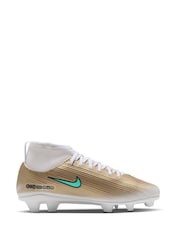 Nike Metallic Gold Jr. Mercurial Superfly 11 Club Kylian Mbappé Multi Ground Football Boots - Image 3 of 11