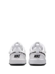 Nike White Zebra Animal Infant Court Borough Low Recraft Trainers - Image 9 of 10