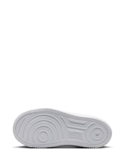 Nike White Zebra Animal Junior Air Force 1 Trainers - Image 2 of 10