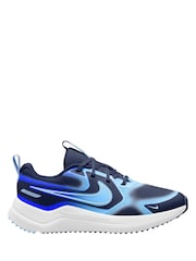 Nike Navy Racer Blue Youth Cosmic Runner Trainers - Image 1 of 4