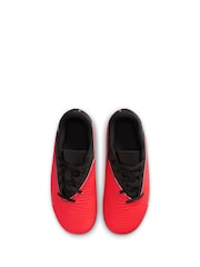 Nike Red Junior Phantom 6 Low Club Firm-Ground/Multi-Ground Little Kids' Football Boots - Image 9 of 9