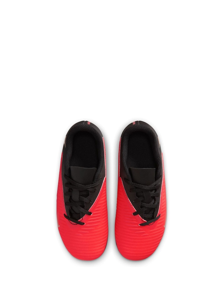 Nike Red Junior Phantom 6 Low Club Firm-Ground/Multi-Ground Little Kids' Football Boots - Image 9 of 9 Nike Red Junior Phantom 6 Low Club Firm-Ground/Multi-Ground Little Kids' Football Boots - Image 9 of 9