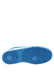 Weiß/Energieblau - Nike Youth Court Borough Niedrige Turnschuhe - Bild 4 von 4