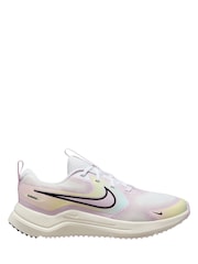 Nike White/Bleached Lilac Youth Cosmic Runner Trainers - Image 1 of 4