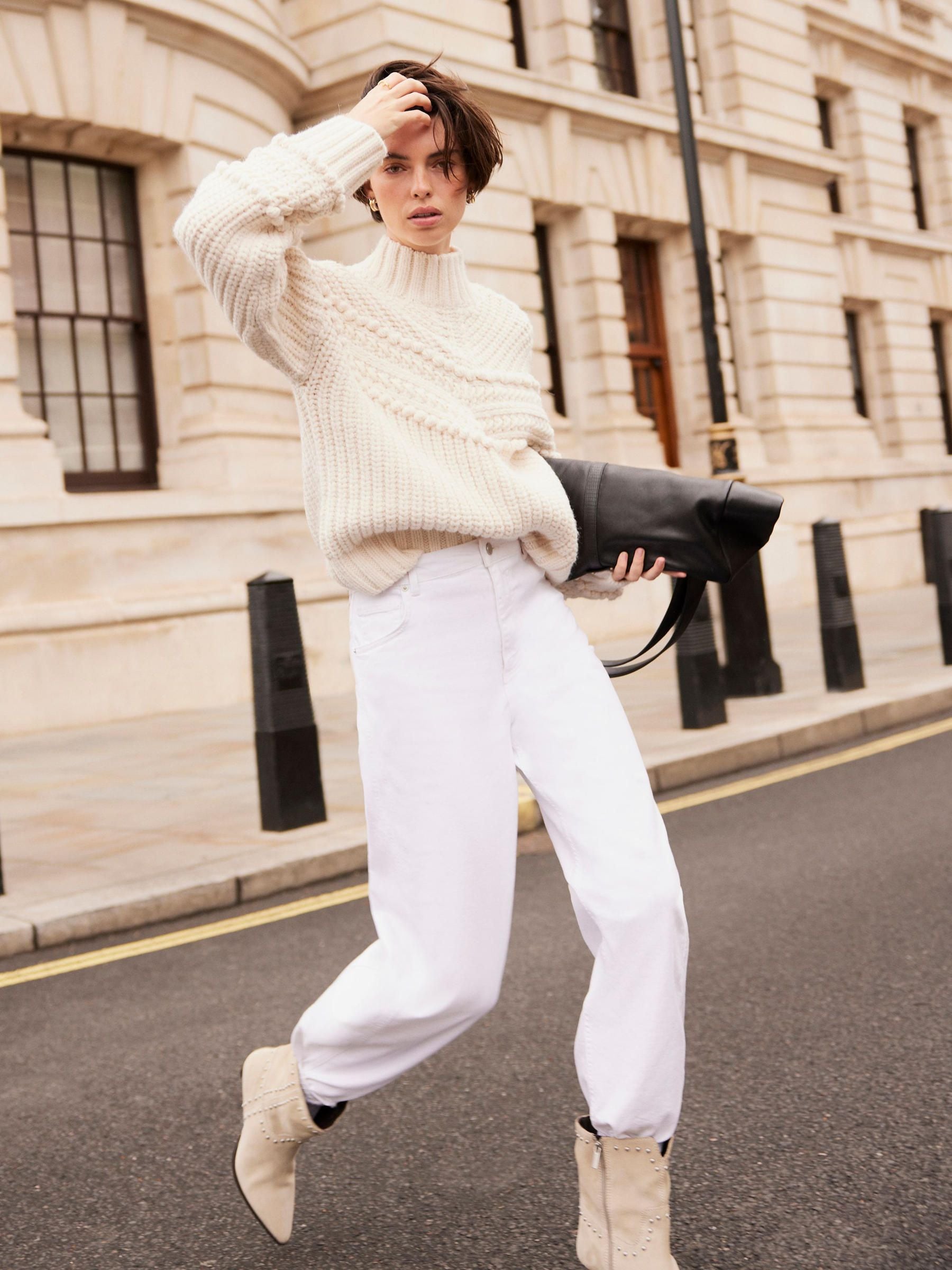 Buy Mint Velvet Cream Bobble Detail Knit Jumper from the Next UK