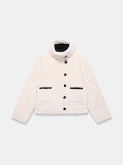 Mint Velvet Black Reversible Aviator Jacket - Image 9 of 9