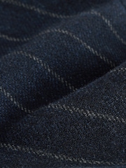 海军 - Tailored Fit Stripe With Wool Suit Trousers - 图片9 / 11