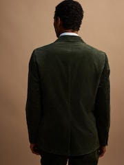 Miško žalia - Tailored Fit Corduroy Suit Jacket - 4 paveikslėlis iš 14