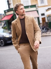 Stone Tailored Fit Corduroy Suit Jacket - Image 1 of 11