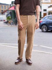 Stone Tailored Fit Corduroy Suit Trousers - Image 2 of 4