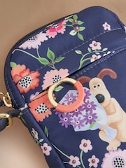 Cath Kidston Navy Wallace and Gromit Cross-Body Bag - Image 4 of 6