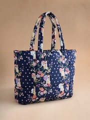 Cath Kidston Navy Wallace and Gromit Padded Tote Bag - Image 3 of 7