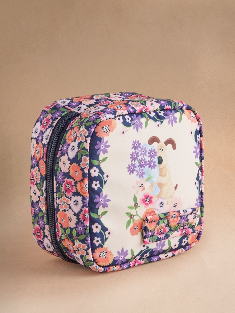 Cath Kidston Navy Wallace and Gromit Padded Tech Organiser Bag - Image 1 of 4 Cath Kidston Navy Wallace and Gromit Padded Tech Organiser Bag - Image 1 of 4