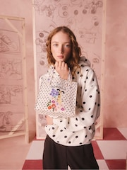 Cath Kidston Ecru Spot Wallace and Gromit Small Book Bag - Image 1 of 7