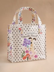 Cath Kidston Ecru Spot Wallace and Gromit Small Book Bag - Image 4 of 7