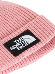 The North Face Pink Kids Cabin Ski Tuke Pom Beanie - Image 3 of 3