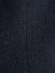 নৌবাহিনী - Regular Fit Nova Fides Italian Wool Blend Trimmed Textured Suit Jacket - 8এর মধ্যে 6 ছবি