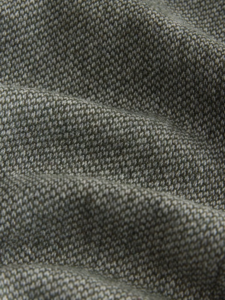 Boja žalfije Zeleno - Regular Fit Nova Fides Italian Wool Blend Trimmed Textured Suit Trousers - Slika 10 od 10 Boja žalfije Zeleno - Regular Fit Nova Fides Italian Wool Blend Trimmed Textured Suit Trousers - Slika 10 od 10