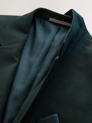 Vert - Tailored Fit Flannel Suit Jacket - Image 4 de 6