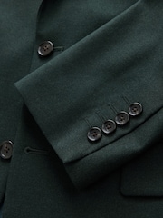Vert - Tailored Fit Flannel Suit Jacket - Image 6 de 6