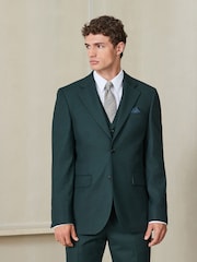 Vert - Tailored Fit Flannel Suit Trousers - Image 1 de 7