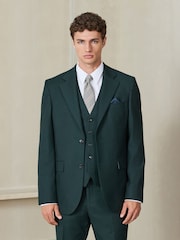 Vert - Tailored Fit Flannel Suit Trousers - Image 3 de 7