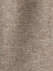 Stone Tailored Fit Nova Fides Italian Wool Blend Textured Herringbone Suit Jacket - Image 9 of 13