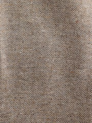 Stone Tailored Fit Nova Fides Italian Wool Blend Textured Herringbone Suit Trousers - Image 9 of 11