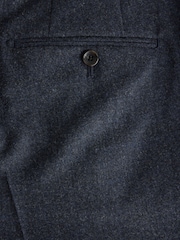 Marinen - Smal passform  - Wool Blend Flannel Suit Trousers - Bilde 7 av 8