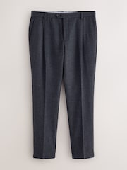 Koksgrå - Smal passform  - Wool Blend Flannel Suit Trousers - Bilde 5 av 9