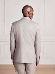Neutral Signature Slim Fit Zignone Italian Wool Cashmere Flannel Suit Jacket - Image 3 of 4