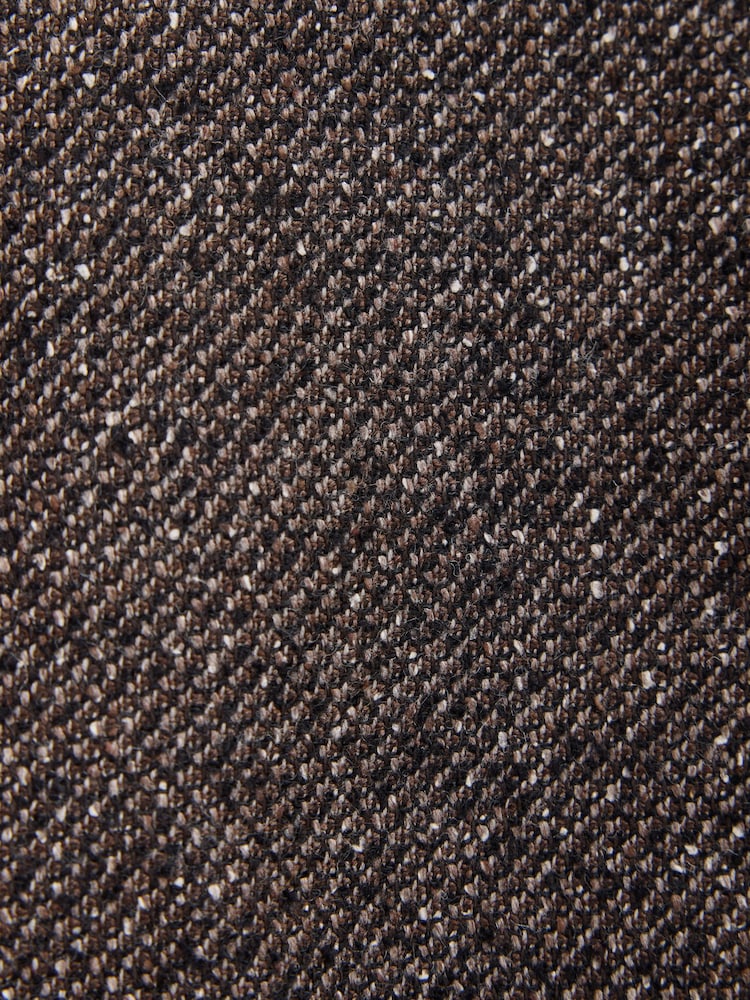 Brown Signature Double Breasted Tailored Fit Zignone Italian Wool Silk Textured Suit Jacket - Image 10 of 10 Brown Signature Double Breasted Tailored Fit Zignone Italian Wool Silk Textured Suit Jacket - Image 10 of 10