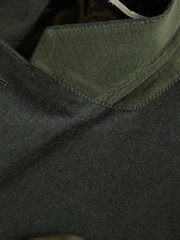 Green Signature Slim Fit Zignone Italian Wool Cashmere Flannel Suit Jacket - Image 8 of 10