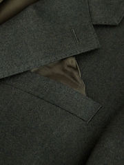 Green Signature Slim Fit Zignone Italian Wool Cashmere Flannel Suit Jacket - Image 9 of 10