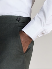 Green Signature Slim Fit Zignone Italian Wool Cashmere Flannel Suit Trousers - Image 5 of 10