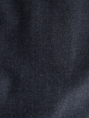 Navy Signature Double Breasted Tailored Fit Zignone Wool Cashmere Check Flannel Suit Jacket - Image 6 of 10