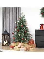Homcom Green 5ft Full Spruce Christmas Tree - Image 1 of 6