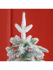 Homcom Green 6Ft Prelit Artificial Christmas Tree With Led Lights For Holiday Decoration - Image 2 of 6