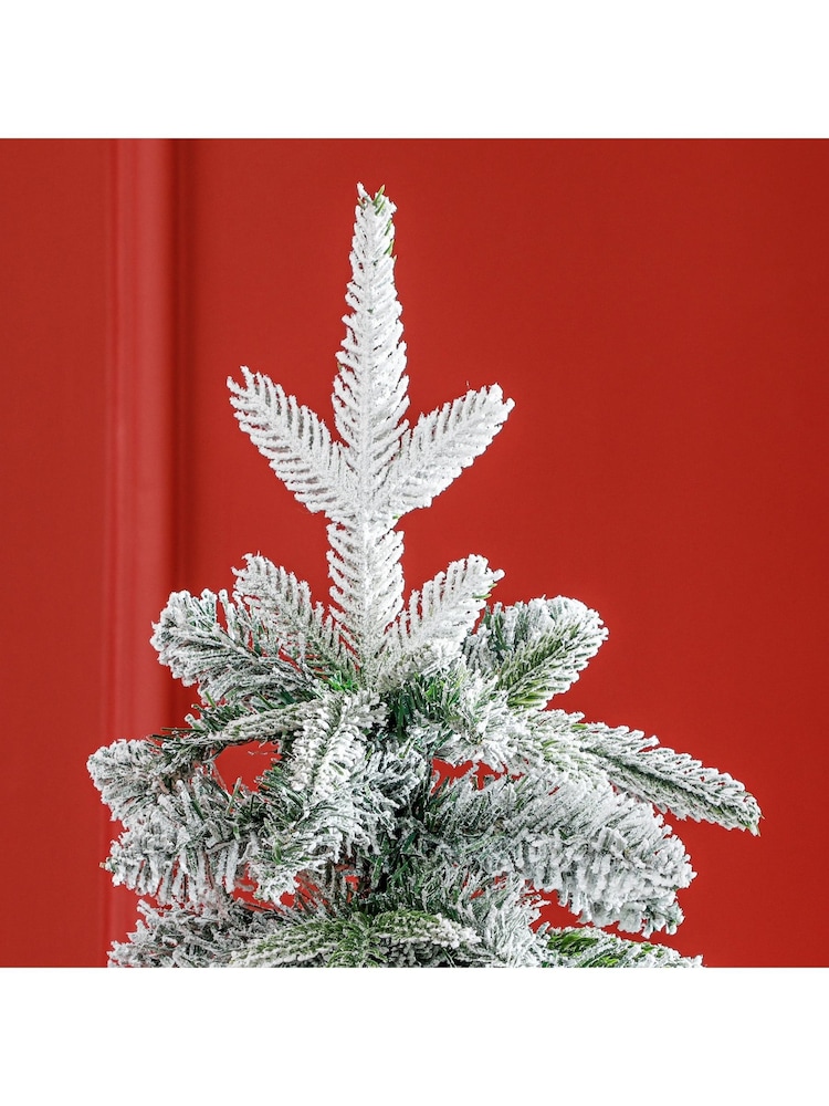 Homcom Green 6Ft Prelit Artificial Christmas Tree With Led Lights For Holiday Decoration - Image 2 of 6 Homcom Green 6Ft Prelit Artificial Christmas Tree With Led Lights For Holiday Decoration - Image 2 of 6