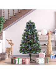 Homcom Green 4ft Artificial Christmas Tree Tall Design - Image 1 of 6