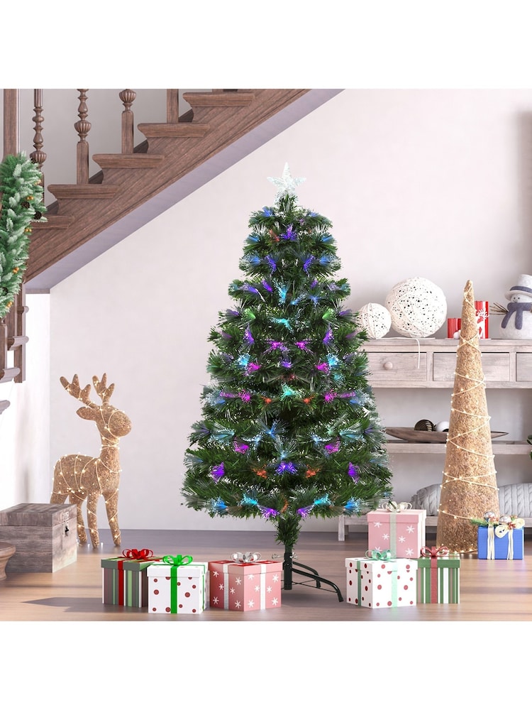 Homcom Green 4ft Artificial Christmas Tree Tall Design - Image 1 of 6 Homcom Green 4ft Artificial Christmas Tree Tall Design - Image 1 of 6