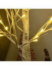 Homcom Green 7ft Slim Artificial Christmas Tree With Pinecones - Image 4 of 6