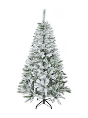 Homcom Green/White 6ft Flocked Pencil Artificial Christmas Tree - Image 6 of 6