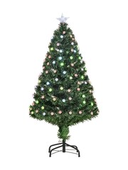 Homcom Green 4ft Artificial Christmas Tree With Automatic Open Design And Pinecones - Image 4 of 6