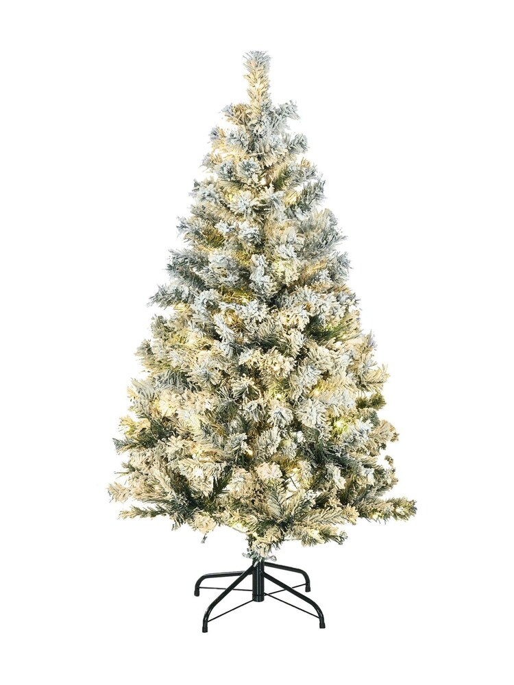 DORTALA 9ft Pre-Lit Artificial Christmas Tree - 560 LED Lights, 11 Modes, Remote Control, 1770 Tips, PVC & PE Branches