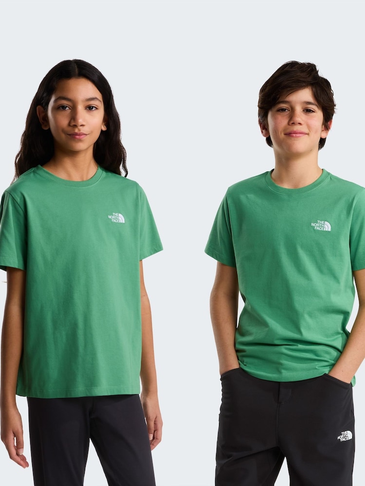 Зеленый - The North Face Teen Evolution Simple Dome T-Shirt - Изображение 1 5